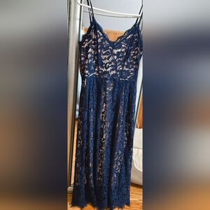 H&M Midnight Blue Lace Dress